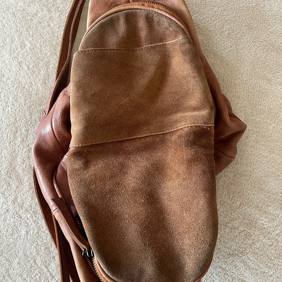 We The Free Brown Leather Backpack - Picture 9 of 12